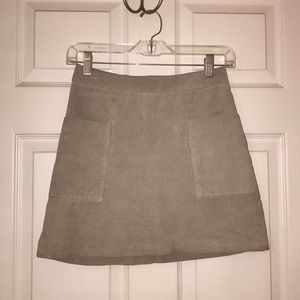 Mango authentic suede mini skirt. Size 2.